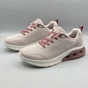 Skechers Glide Step Women's 11 Sneakers Walking Comfort Mauve Arc Waves 117660